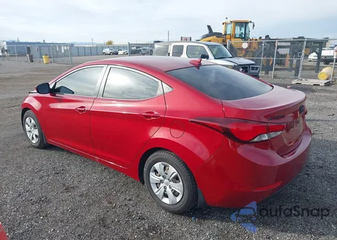 2016 Hyundai Elantra Se из США, поврежденный, VIN KMHDH4AE4GU637743